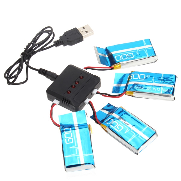 Syma X5-15 X5C H5C 1 To 4 3.7V 600MAH Upgrade Battery 