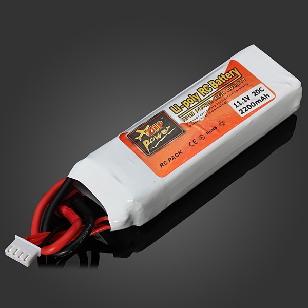 ZOP Power 11.1V 2200mAh 20C Lipo Battery T Plug