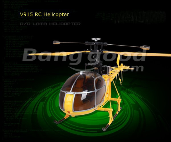 WLtoys V915 2.4G 4CH Scale Lama RC Helicopter RTF