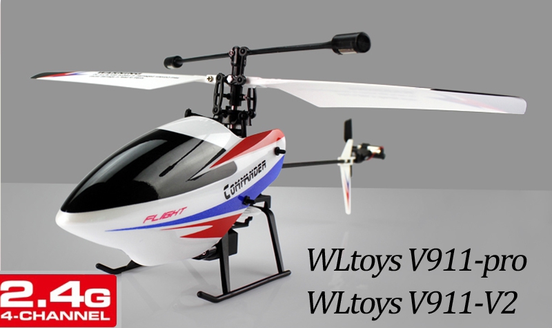 WLtoys V911-pro V911-V2 2.4G 4CH RC Helicopter BNF