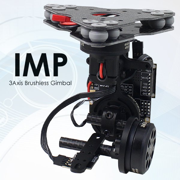 RCTimer IMP 3-Axis Gopro Brushless Gimbal w/Motors&AlexMos Controller 