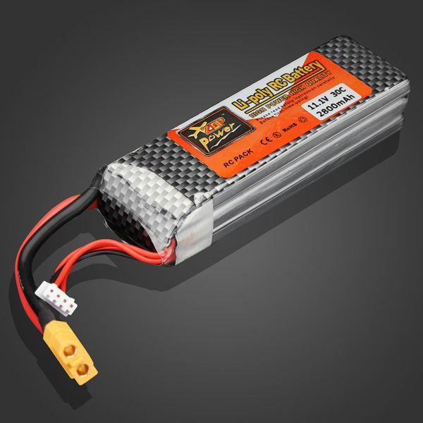 ZOP Power 11.1V 2800mAh 30C Lipo Battery XT60 Plug