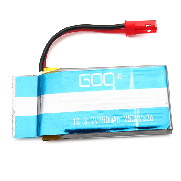 3.7V 750mAh 25C Battery For WLtoys V626 V636 RC Quadcopter