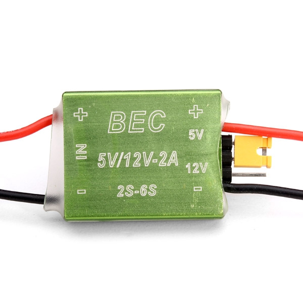 FPV 1.2G 5.8G BEC 12V 5V Free Switch CNC Shell