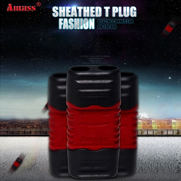 Amass T Plug With Sheath Skid Resistant High Current New Version 1 Pair