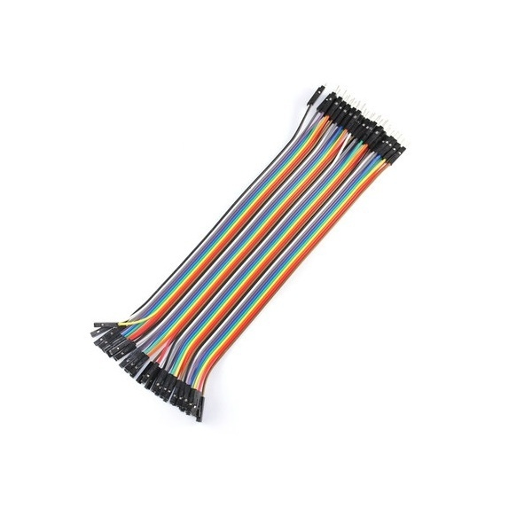 40pcs 20cm Male to Female Color Breadboard Cable Jump Wire Jumper