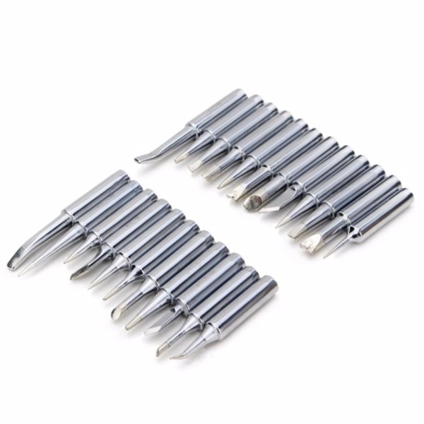 23 Pcs ATTEN Soldering Iron Head U-Shaped Sharp Elbow Flat Head 