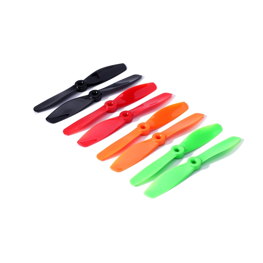 2 Pair DYS BN5045 5 Inch Propeller Black Red Green Orange