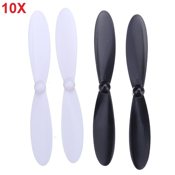 10 Sets Hubsan X4 H107L H107C H107C+ Propeller Prop Black&White H107-A02