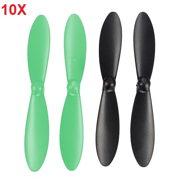 10 Sets Hubsan X4 H107L H107C H107C+ Propeller Prop Black&Green H107-A36