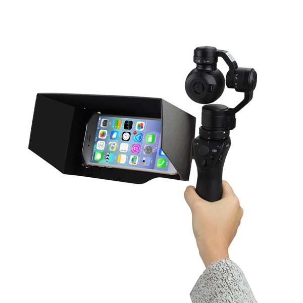 DJI OSMO 4K Camera 3-Axis Handheld Gimbal Smartphone Sunhood 5.5 Inch Sun Shade