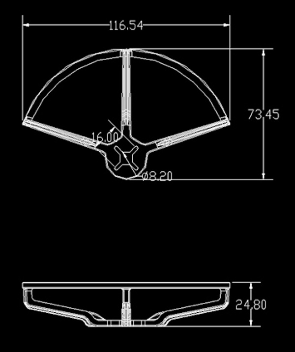 4 Pcs Kingkong 4 Inch Universal Props Guard Propeller Protector