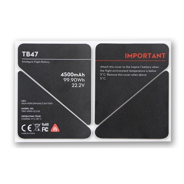 DJI Inspire 1 TB47 4500MAH Battery Heat Preservation Sticker Battery Thermal Insulation Sticker 