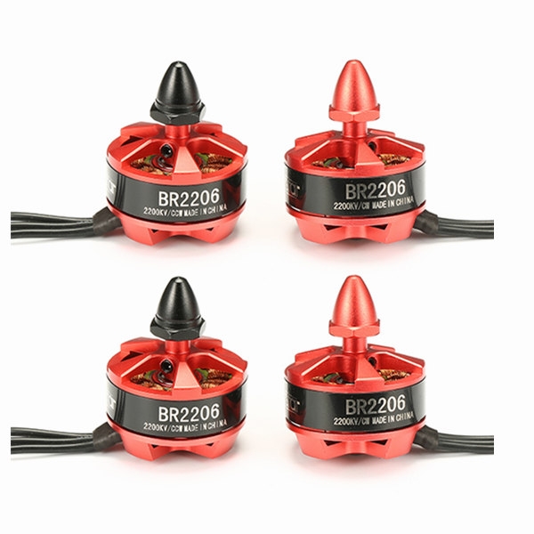 4X Racerstar Racing Edition 2206 BR2206 2200KV 2-4S Brushless Motor CW/CCW For QAV280 300 330