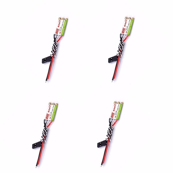 4PCS DYS XS 20A 3-4s Lipo BLheli_S ESC Support Oneshot125 Oneshot42 MultiShot for Multirotor