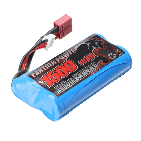 REMO 7.4V 1500mAh Li-ion Battery E9315 T-Plug 1/16 RC Car Part For Truggy Buggy Short Course