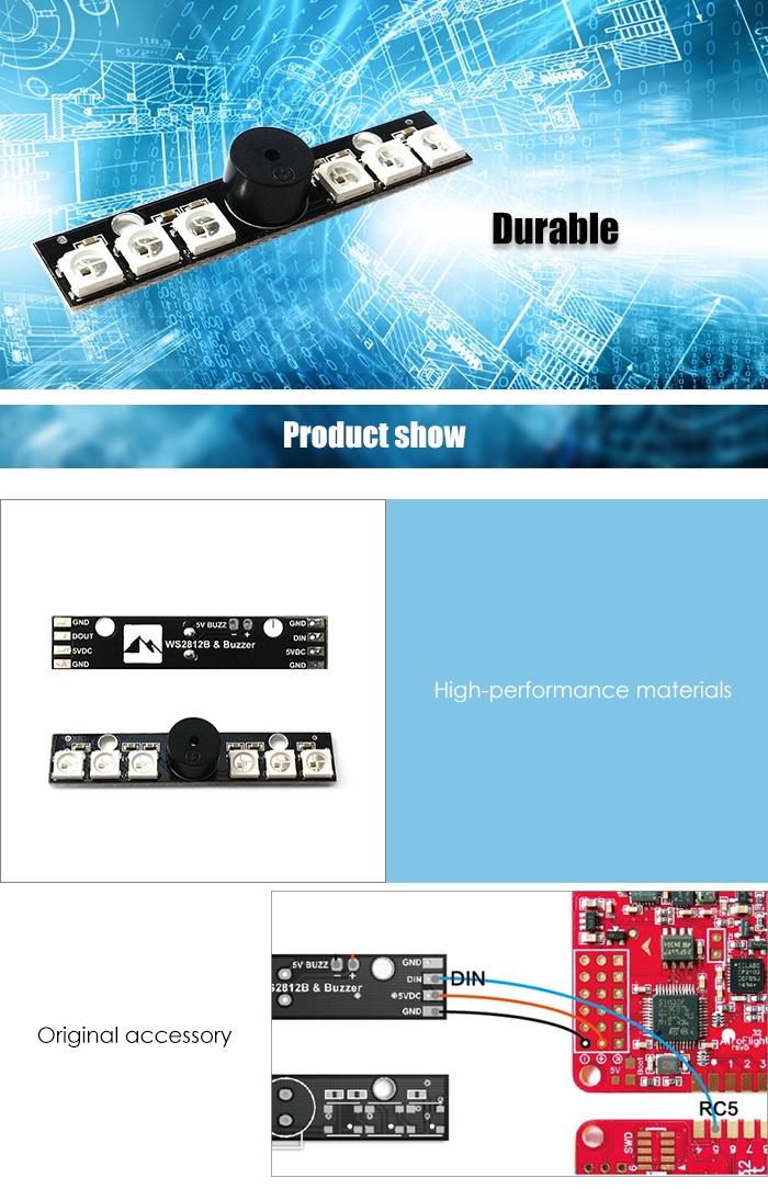 Matek LED Board Integrated with Buzzer