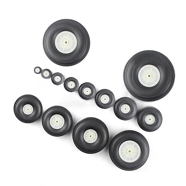 19/25/31/38/44/50/57/63/70/76/89/101/115/128mm Optional PU Simulation Wheel For RC Airplane