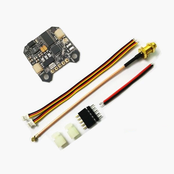 Micro 20x20mm VTX-OSD V2 5.8G 40CH 25mw-200mw FPV Transmitter Integrate OSD 1.2A Fliter BEC for F3