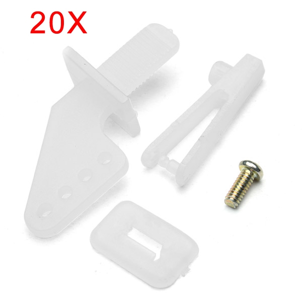 20X Rudder Servo Rob Angle Set With 1mm Chuck Screw For RC Airplane