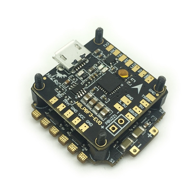 6g 20x20mm XJB F310 PBF3 EVO Flight Controller AIO PDB BEC D-shot & 10A Blheli_S 2-3S 4 in 1 ESC