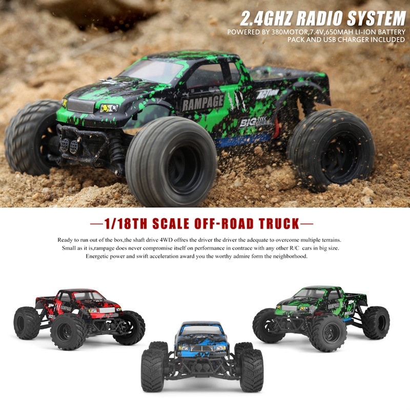 HAIBOXING 18859E 1/18 2.4G 4WD 30KM/H Electric Powered Off-road Truck