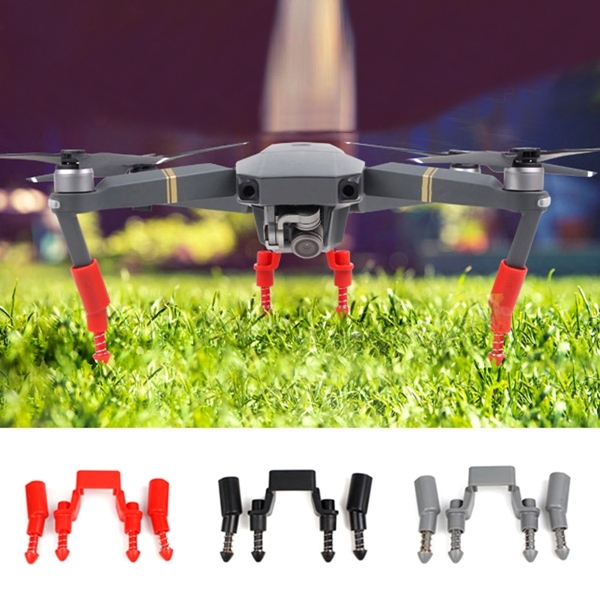  Spring Shock-absorbing Heightened Landing Gear Skid Extension Support Kit For DJI Mavic Pro