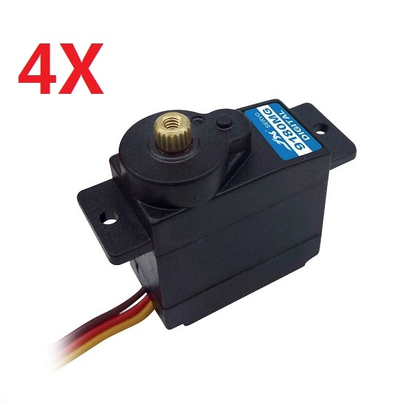 4X JX servo PDI-9180MG 180 Degree Metal Gear Analog Servo 2.0kg 0.12sec 12g