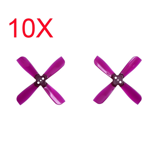 10 Pairs Gemfan 2035 2X3.5X4 4 Blade 1.5mm Mounting Hole CW CCW FPV Racing Propeller Purple