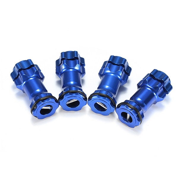  1/8 Aluminum Alloy 17mm Wheel Hex Hub Adapter Extension 30mm RC Car Parts Blue 