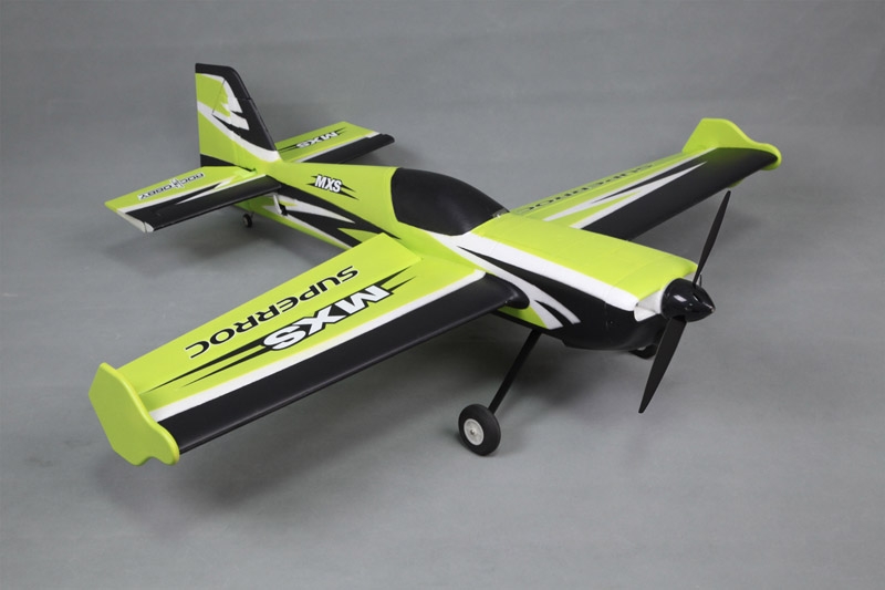 RocHobby MXS V2 Green 1100mm Wingspan 3D Aerobatic RC Airplane PNP