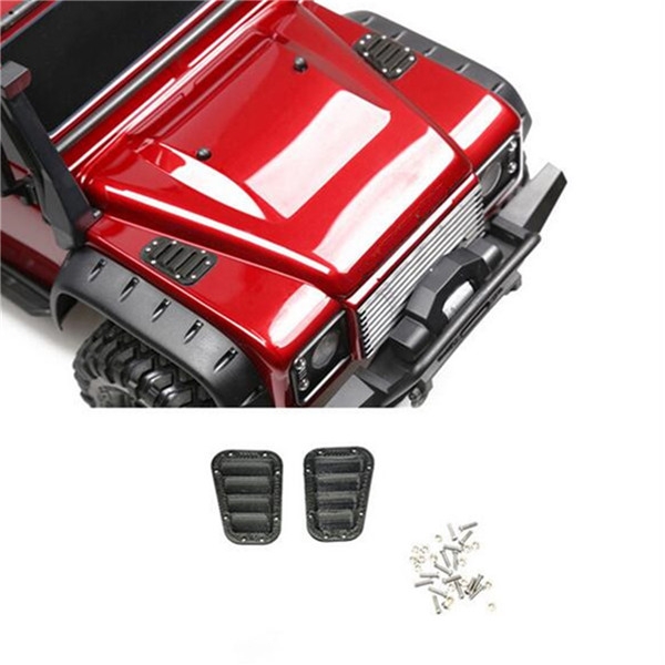 GRC Traxxas TRX-4 3D PLA Hood Vent Louvre Black Crawler RC Car Parts