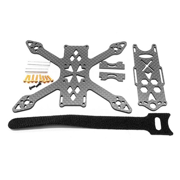 GP110 110mm 2.5mm Bottom Plate 3K Carbon Fiber Racing Frame Kit Support Runcam Micro Swift Camera