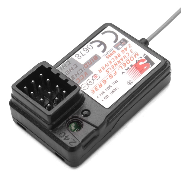 FlySky 2.4G 3CH Receiver For FS-GT3B GT2B GT3C Transmitter