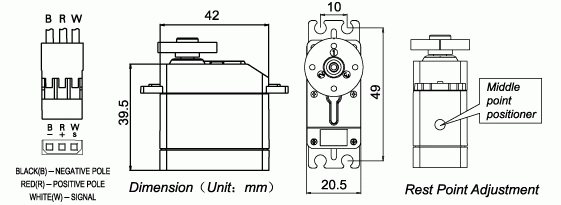 SpringRC High Torque Servo Continuous Rotation SM-S4315R