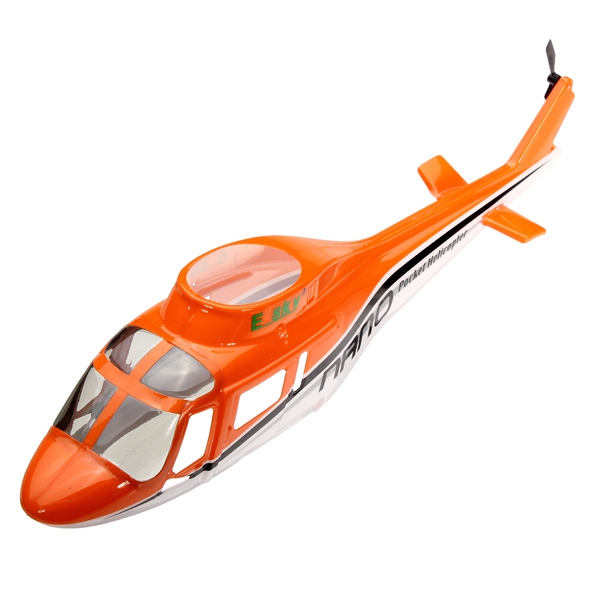 Esky NANO RC Heli Parts Orange Canopy 002845 for HCP80 FBL80 V933