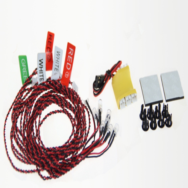 12LED Flashing Light Lines System For Rc Car And Rc Aircraft