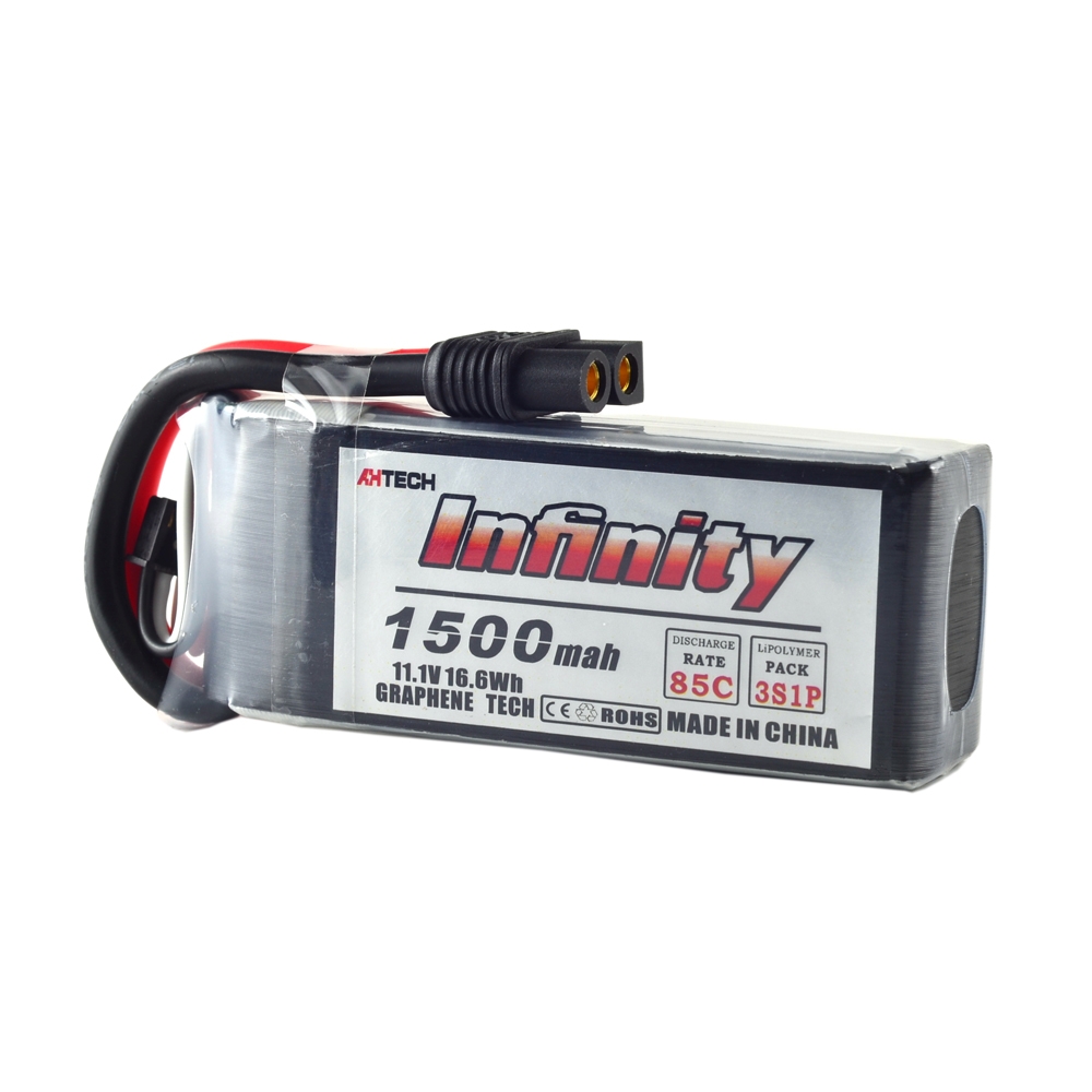 AHTECH Infinity 1500mAh 3S 11.1V 85C Lipo Battery XT60 SY60 For RC Drone FPV Racing Multi Rotor