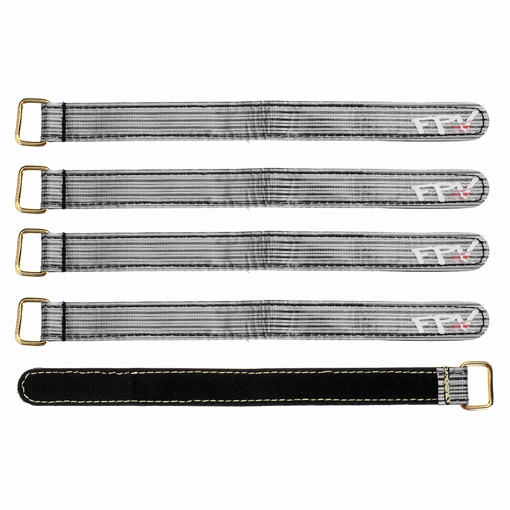 5Pcs FPV AF 230x20mm 3M Fiber Metal/Plastic Clasp Battery Straps