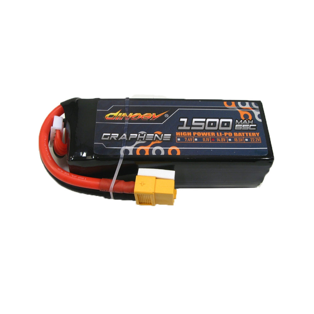 Giant Power Dinogy 14.8V 1500mAh 65C 4S Graphene Lipo Battery With XT60 Plug For RC Drone