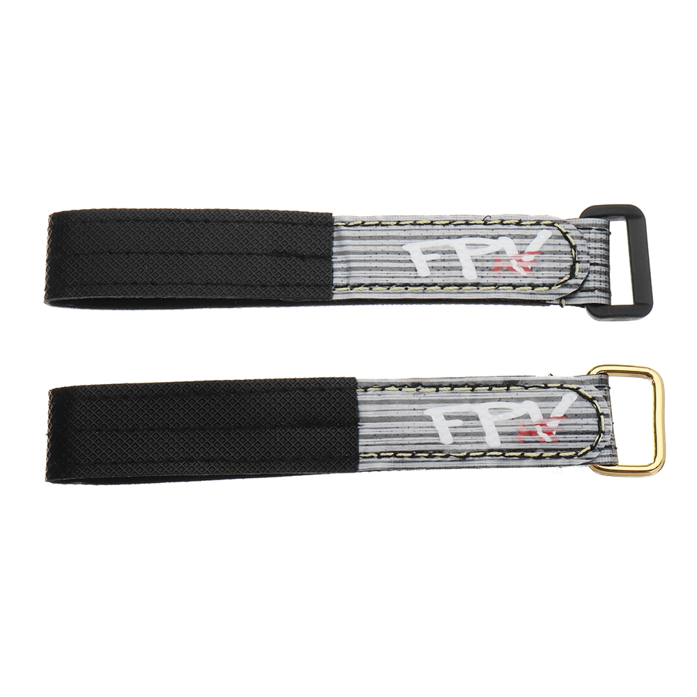 2Pcs RJX FPV AF 230x20mm 3M Fiber Black Plastic/Metal Buckle Battery Strap