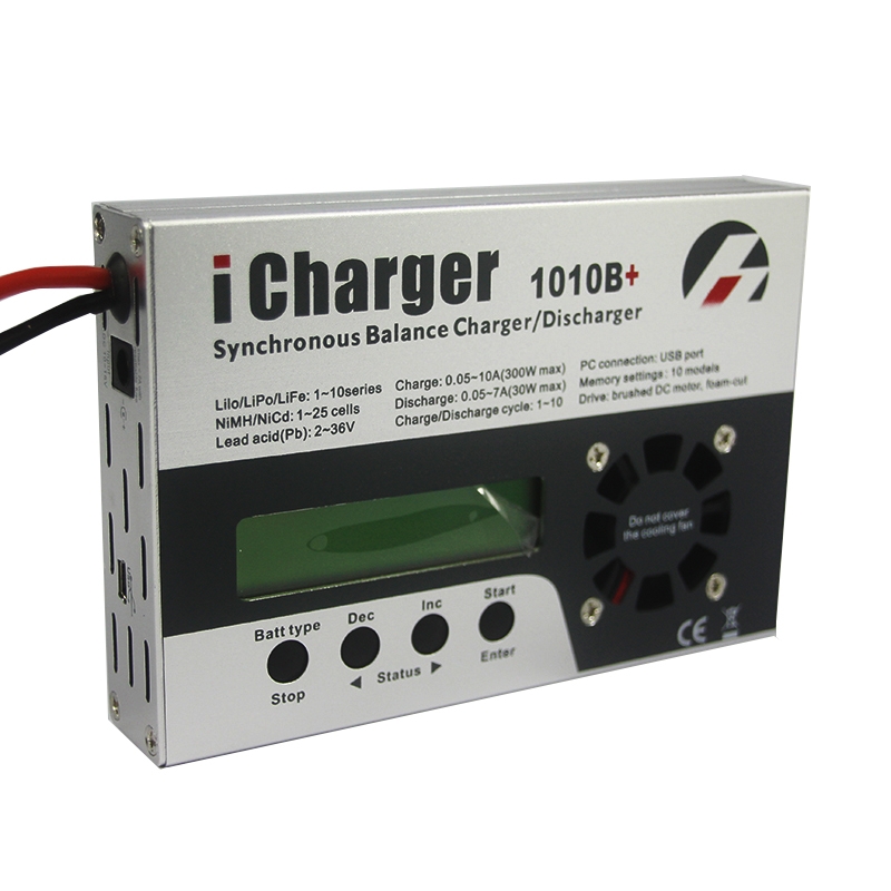 iCharger 1010B+ 300W 10A DC 1-10S Battery Synchronous Balance Charger Discharger