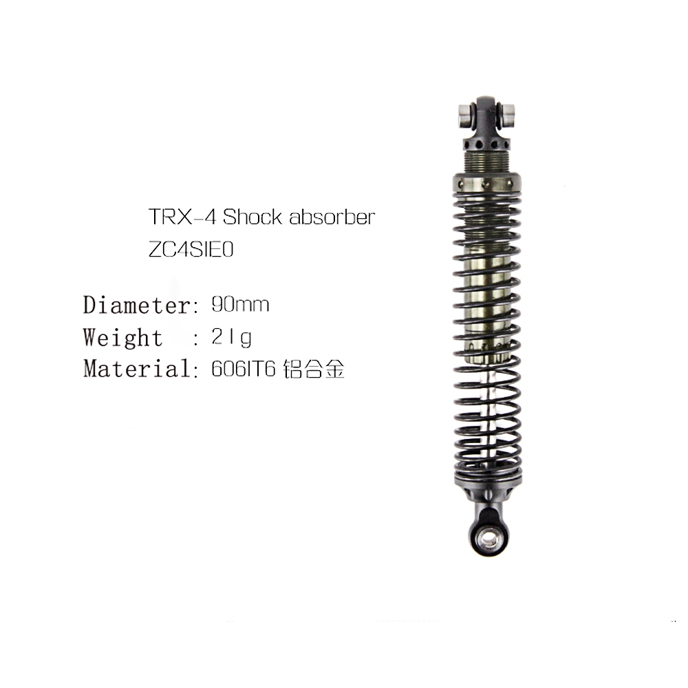 4PCS Per Set Black 90mm Shock Absorber For TRX4 RC Car