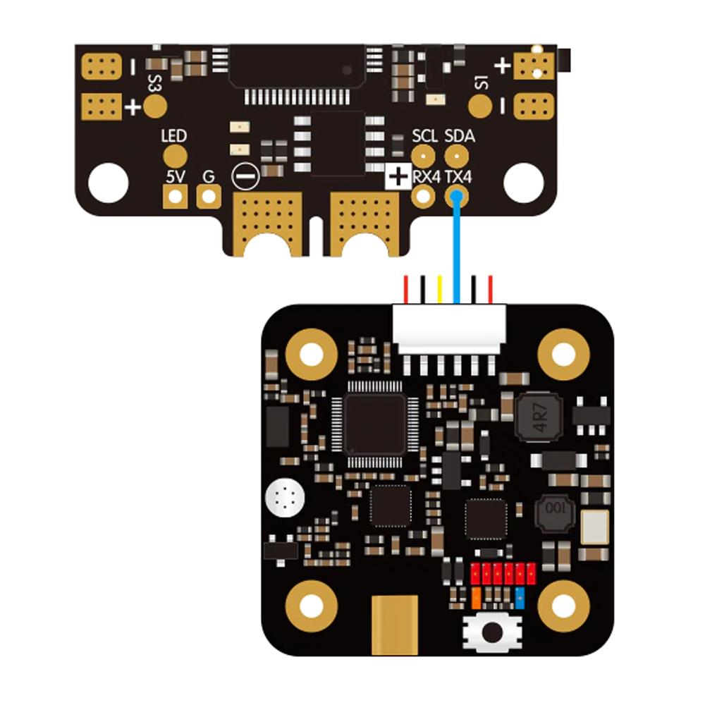 SpeedyBee TX500 5.8G 48CH 25/200/500mW Switchable Video Transmitter Built-in MIC for FPV RC Airplane