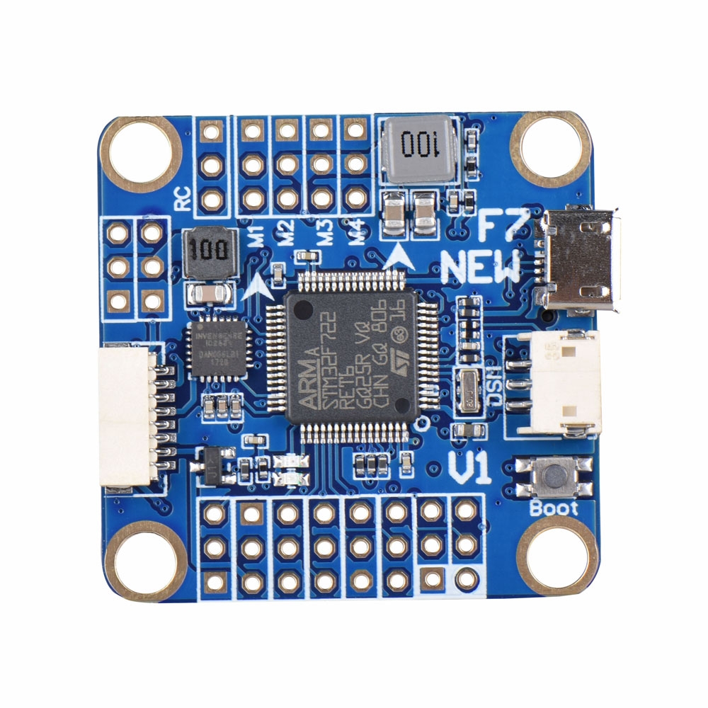 F7 V1 Flight Controller STM32F722 5V/3A BEC w/ OSD Barometer for FPV Racing Drone 30.5X30.5mm