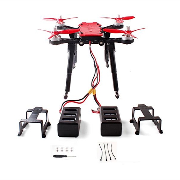 2PCS Spring Tripod Landing Gear Lipo Battery Sets for MJX B8PRO RC Drone Quadcopter