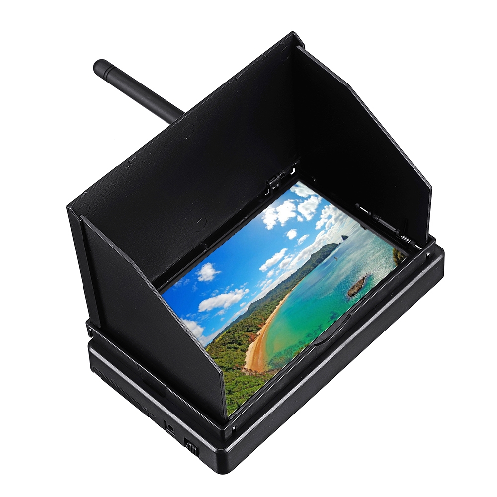 5.8G 48CH 4.3 Inch LCD 480x22 16:9 NTSC/PAL FPV Monitor Auto Search With OSD Build-in Battery