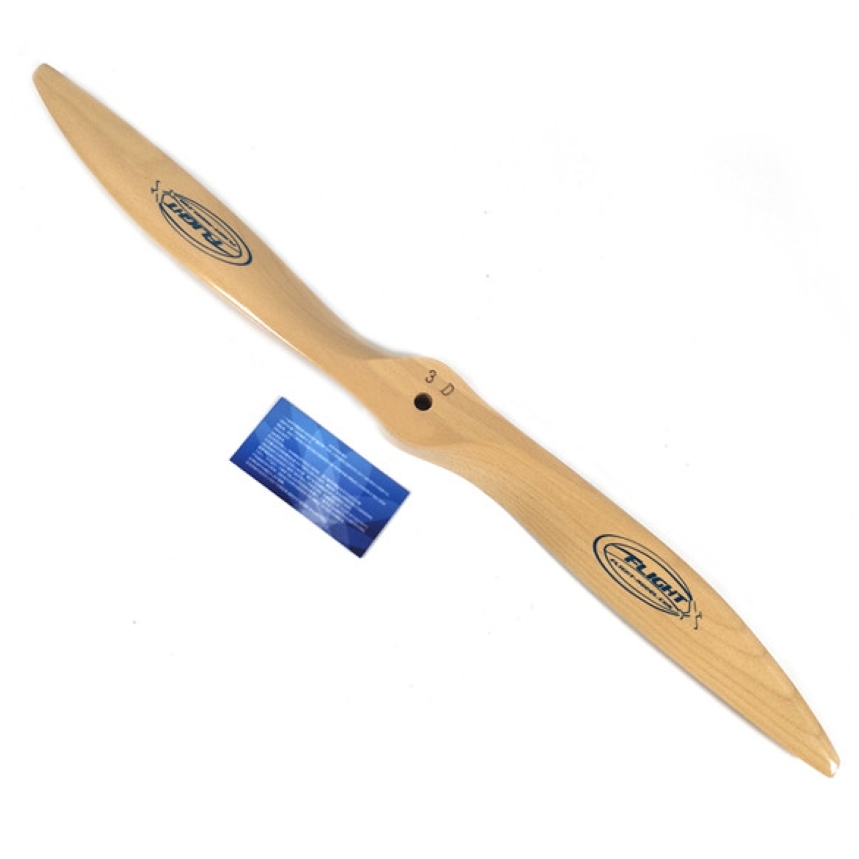 Flight Model PFLT3D17A-CW 1708 17*08 3D Wooden Propeller Blade For RC Airplane