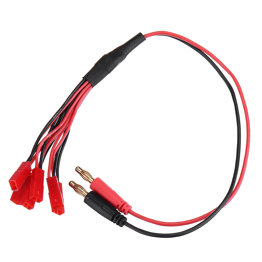 22AWG 4.0 Banana Plug to JST Male Plug Silicone Charging Cable for B6 AC Balance Charger