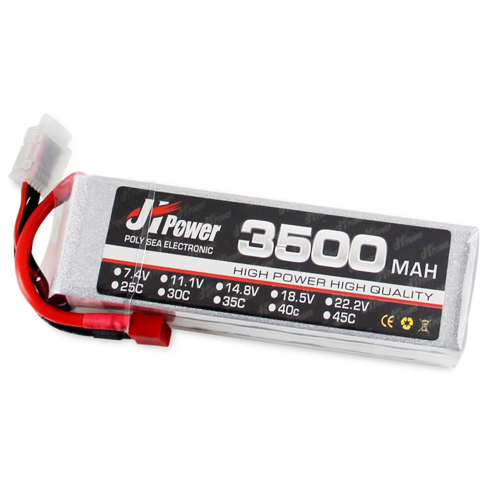 JH RC Car Battery 3500mah 3S 25C 11.1v T/TX60 Plug For 1/10 RC Car